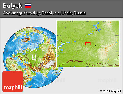 Physical Location Map of Bulyak
