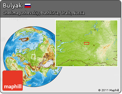 Physical Location Map of Bulyak