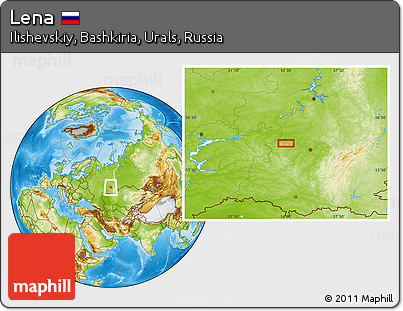 Physical Location Map of Lena