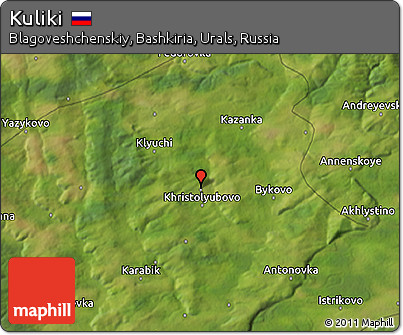 Satellite 3D Map of Kuliki