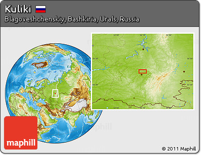 Physical Location Map of Kuliki