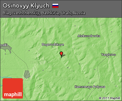 Political Map of Osinovyy Klyuch