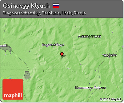 Political Map of Osinovyy Klyuch