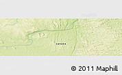 Physical Panoramic Map of the area around 55° 11' 31" N, 65° 22' 30" W