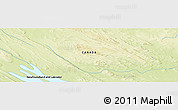 Physical Panoramic Map of the area around 55° 11' 31" N, 66° 13' 29" W