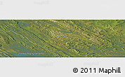 Satellite Panoramic Map of the area around 55° 11' 31" N, 66° 13' 29" W