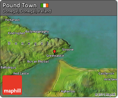 Satellite Map of Pound Town