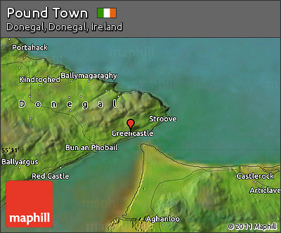 Satellite Map of Pound Town