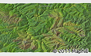 Satellite 3D Map of the area around 55° 34' 4" N, 104° 37' 30" E