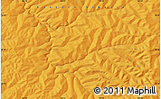 Political Map of the area around 55° 34' 4" N, 104° 37' 30" E