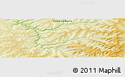 Physical Panoramic Map of the area around 55° 34' 4" N, 104° 37' 30" E
