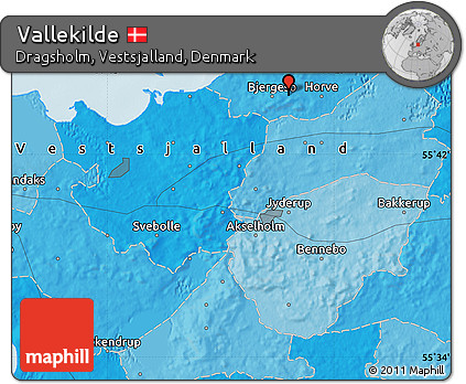 Political Map of Vallekilde