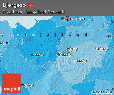 Political Map of Bjergesø