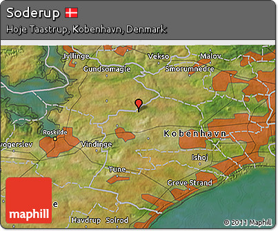 Satellite 3D Map of Soderup
