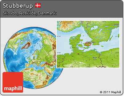 Physical Location Map of Stubberup