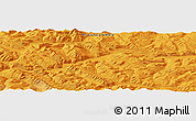Political Panoramic Map of the area around 55° 34' 4" N, 122° 19' 29" W