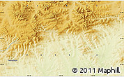 Physical Map of the area around 55° 34' 4" N, 126° 43' 29" E