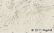 Shaded Relief Map of the area around 55° 34' 4" N, 126° 43' 29" E