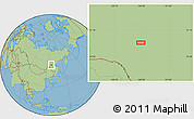 Savanna Style Location Map of the area around 55° 34' 4" N, 128° 25' 30" E
