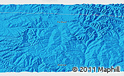 Political 3D Map of the area around 55° 34' 4" N, 130° 7' 30" E