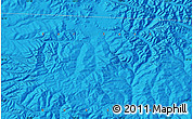 Political Map of the area around 55° 34' 4" N, 130° 7' 30" E
