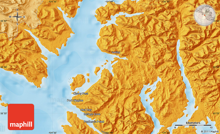 Political Map of Refuge Cove