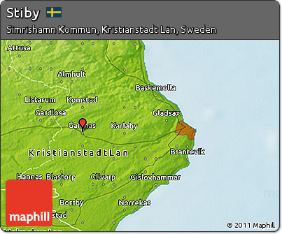 Physical 3D Map of Stiby