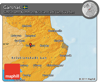 Political Map of Gärsnäs