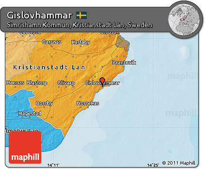 Political Map of Gislövhammar