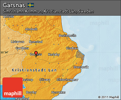 Political Map of Gärsnäs