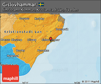 Political Map of Gislövhammar