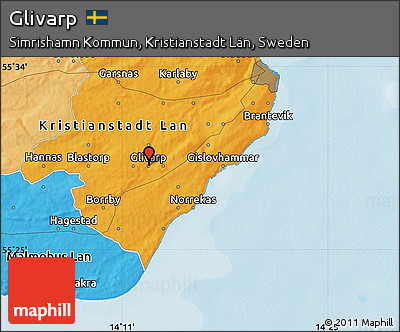 Political Map of Glivarp
