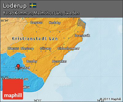 Political Map of Löderup