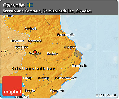 Political Map of Gärsnäs