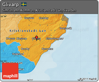 Political Map of Glivarp