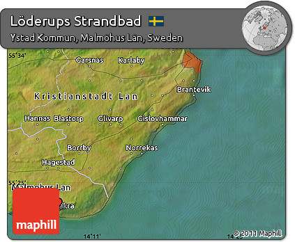 Satellite Map of Löderups Strandbad
