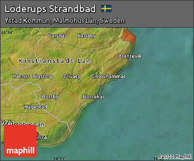 Satellite Map of Löderups Strandbad