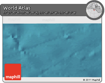 Satellite 3D Map of the Area around 55° 34' 4" N, 151° 13' 29" W