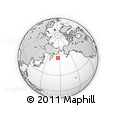 Outline Map of the Area around 55° 34' 4" N, 176° 1' 30" E, rectangular outline