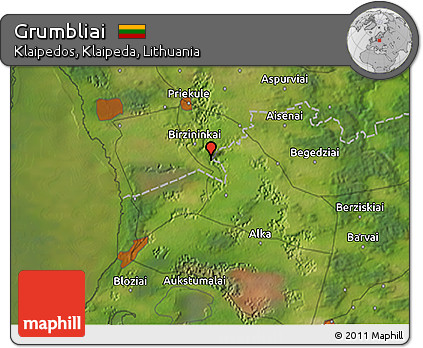 Satellite 3D Map of Grumbliai