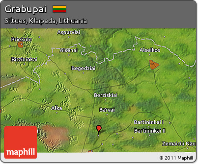 Satellite 3D Map of Grabupai