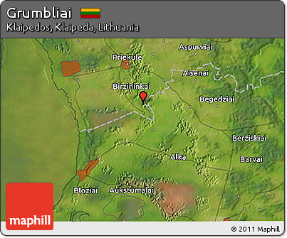 Satellite 3D Map of Grumbliai