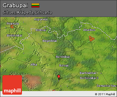 Satellite 3D Map of Grabupai