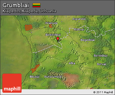 Satellite 3D Map of Grumbliai