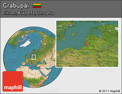 Satellite Location Map of Grabupai