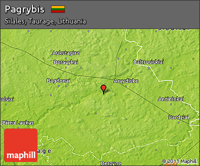 Physical 3D Map of Pagrybis