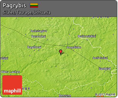 Physical 3D Map of Pagrybis