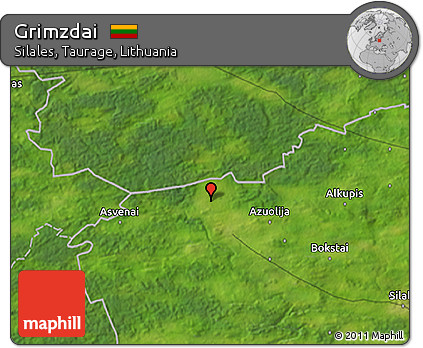Satellite 3D Map of Grimzdai