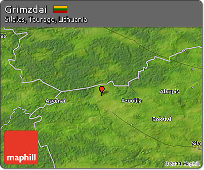 Satellite 3D Map of Grimzdai