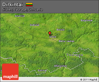 Satellite 3D Map of Dirkintai